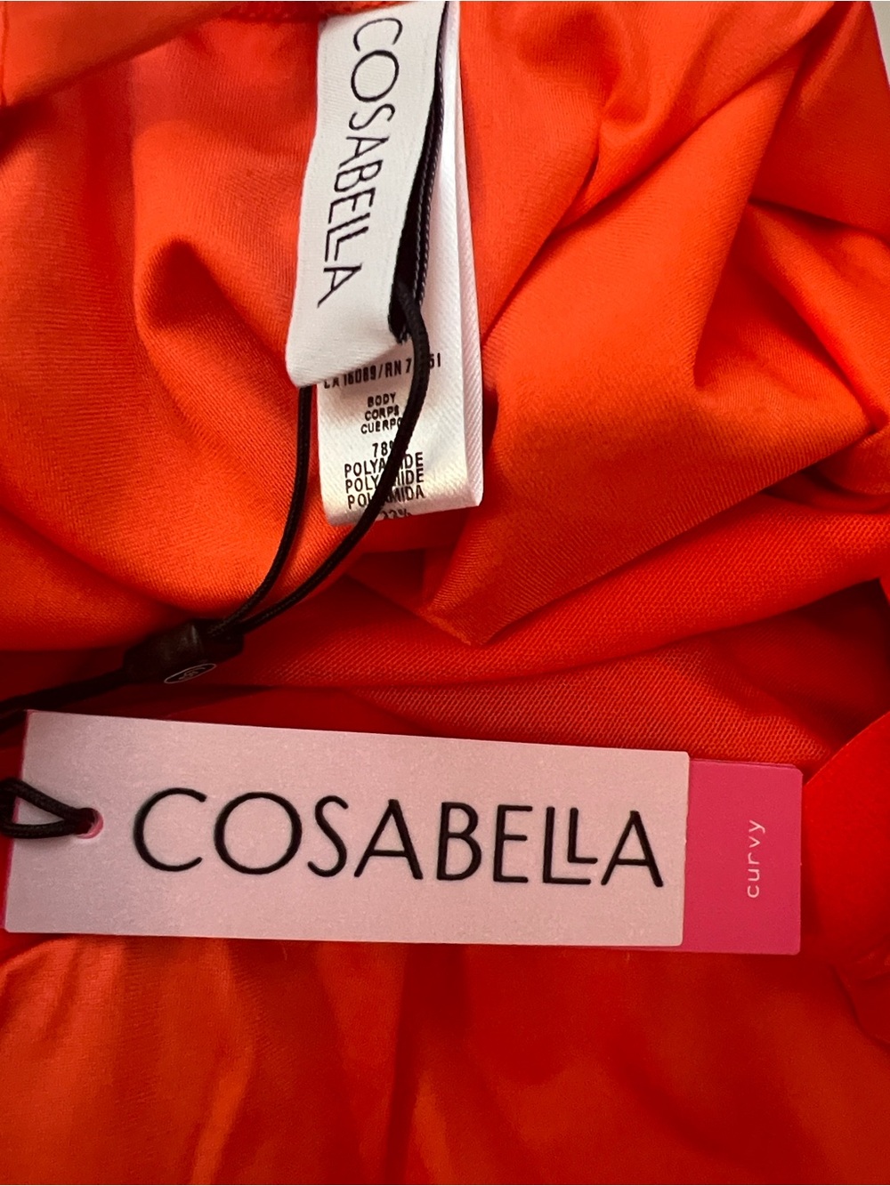 NWT Cosabella Vita Marina Sicilian Orange One Piece Swimsuit Ring Back Small - Picture 8 of 12